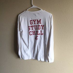 Gym Study Chill Long Sleeve Shirt
